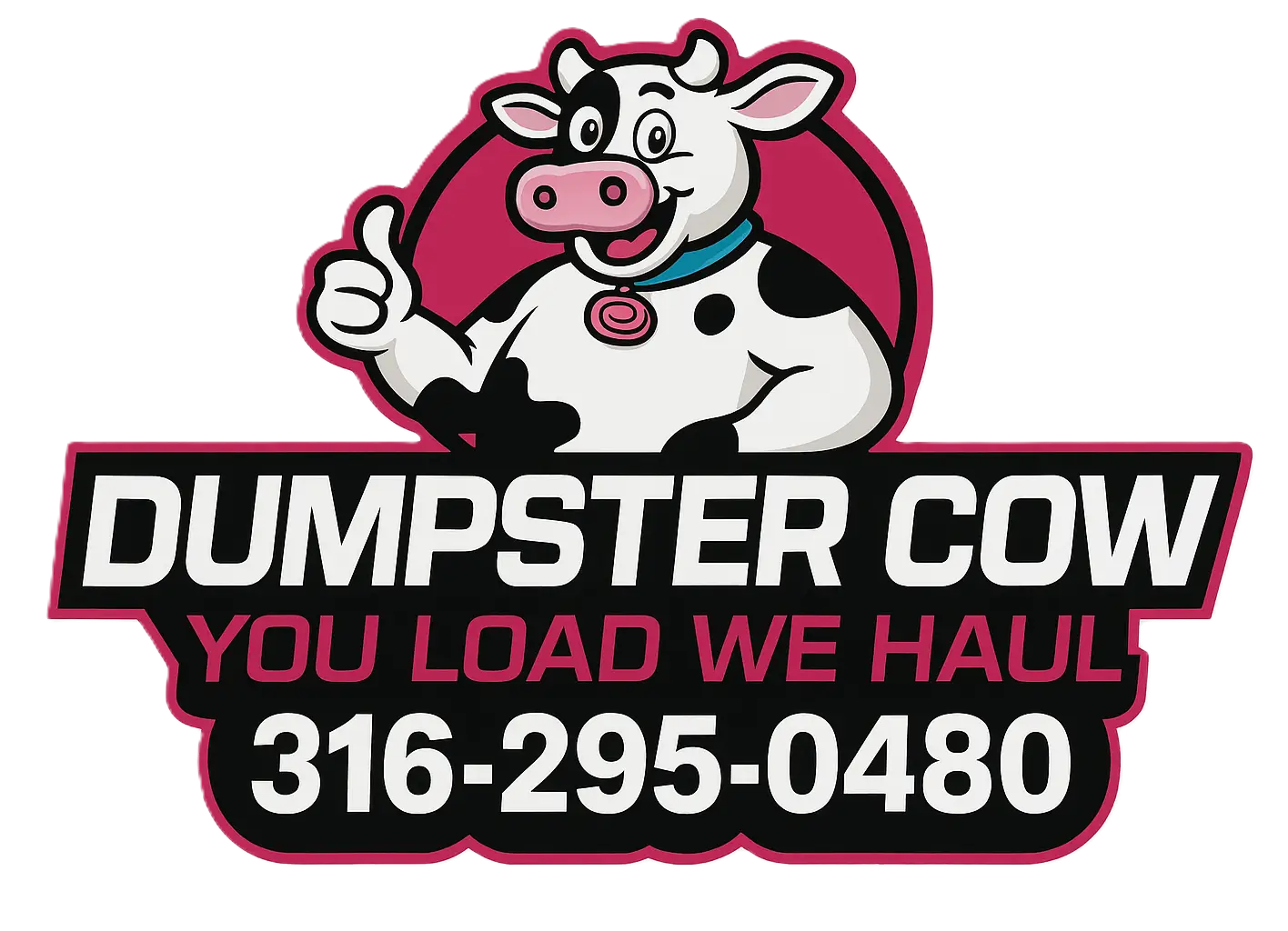 DUMPSTER COW LOGO