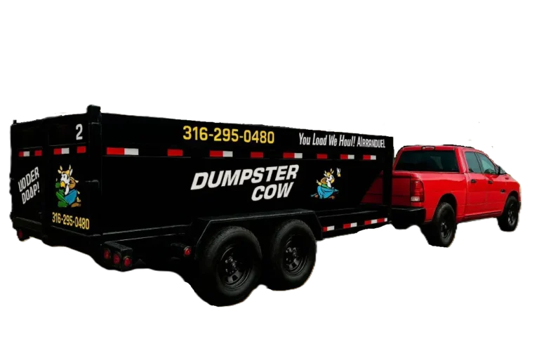 We Haul Your Junk Dumpster Rental Wichita KS Dumpster Cow