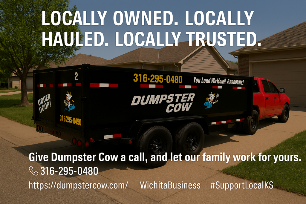 Dumpster Cow Locally Owned and Operated Wichita KS