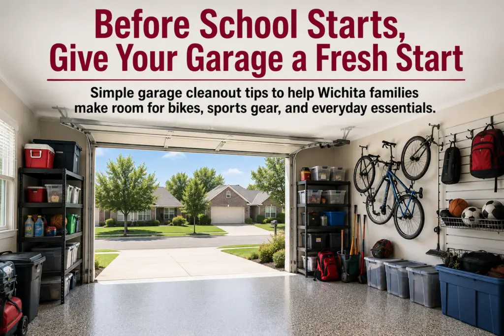 Back-to-School Garage Cleanout Tips for Wichita Families