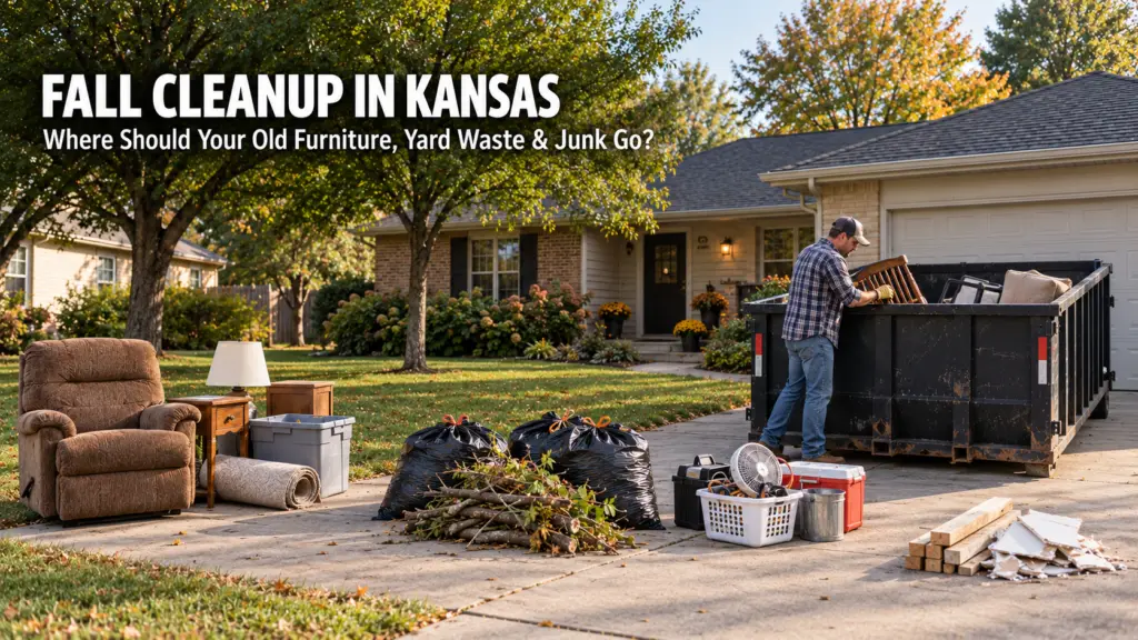 Fall Cleanup in Kansas: Where to Take Old Furniture, Yard Waste & Household Junk